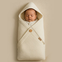 Bistyle Ekru Renkli Triko Battaniye Warm Nest