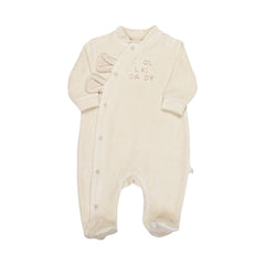 Bistyle Açık Bej Tulum Kadife Cool Daddy