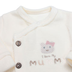 Bistyle Tulum Kadife I Love Mummy