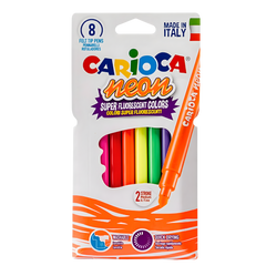 Carioca Neon 8'li Yıkanabilir Keçeli Kalem Seti - Welcome Baby