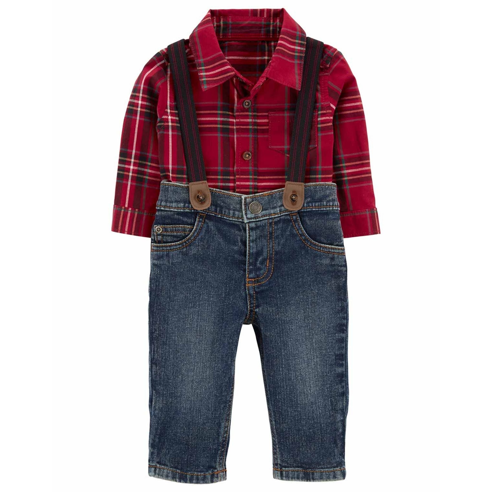 Carter's Erkek Bebek 3'lü Alt Üst Set