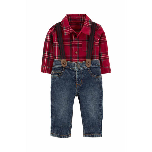 Carter's Erkek Bebek 3'lü Alt Üst Set