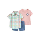 Carter's Erkek Bebek 3'lü Alt Üst Set