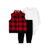 Carter's Erkek Bebek 3'lü Yelek Set