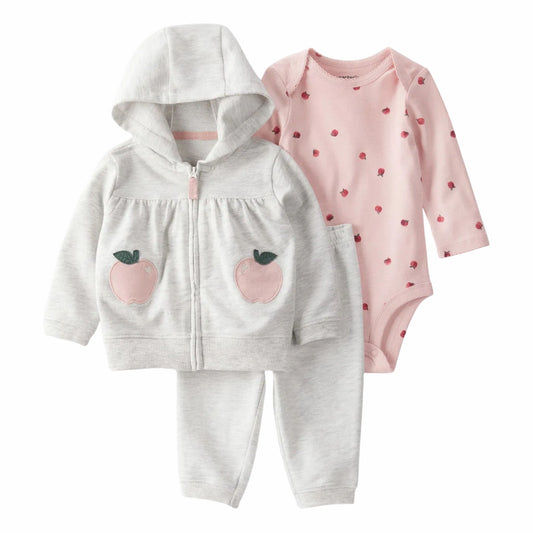 Carter's Kız Bebek 3'lü Hırkalı Takım