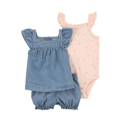 Carter's Kız Bebek Alt Üst Set