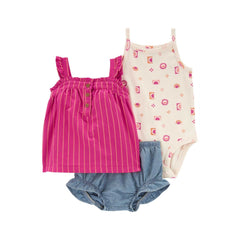 Carter's Kız Bebek Alt Üst Set