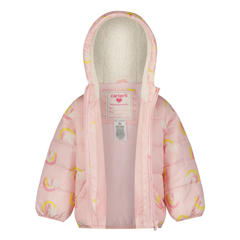 Carter's Kız Bebek Mont Gökkuşağı Baskılı