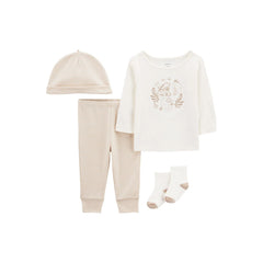 Carter's Layette Bebek 4'lü Alt Üst Set