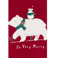 Carter's Layette Christmas Kız Bebek Tulum Body Pantolon 3’lü Set