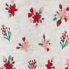 Carter's Layette Christmas Kız Bebek Tulum Body Pantolon 3’lü Set