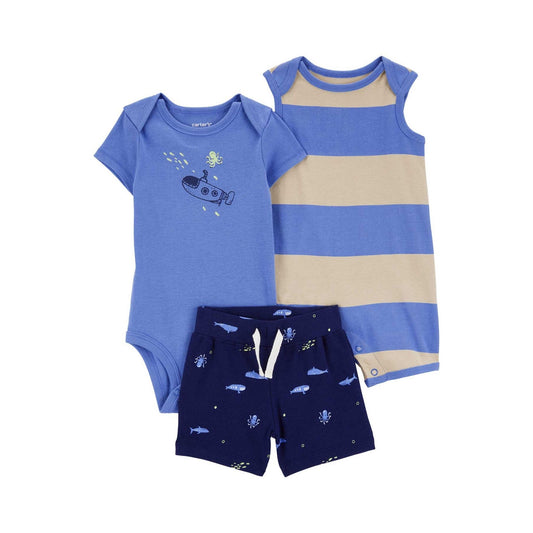 Carter's Layette Erkek Bebek 3’lü Set