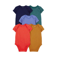 Carter's Layette Erkek Bebek 5’li Kısa Kollu Body