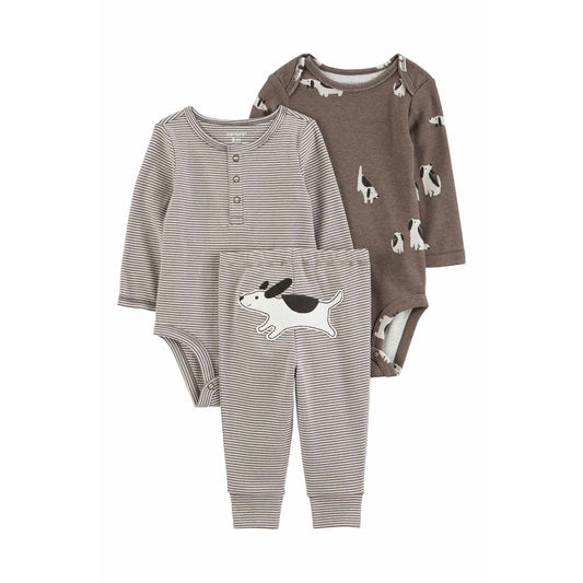 Carter's Layette Erkek Bebek Body Pantolon 3’lü Set