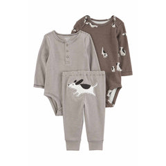 Carter's Layette Erkek Bebek Body Pantolon 3’lü Set