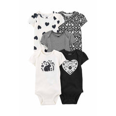 Carter's Layette Kız Bebek 5'li Body Set