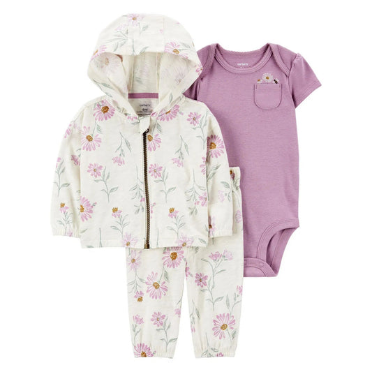 Carter's Layette Kız Bebek Hırkalı Set 3'lü Paket