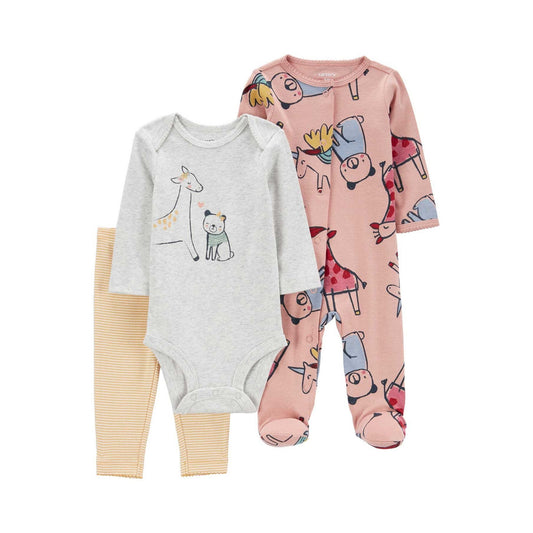 Carter's Layette Kız Bebek Tulumlu Set