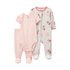Carter's Layette Kız Bebek Tulumlu Set