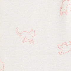 Carter's Layette Kız Bebek Uzun Kollu 4'lü Body