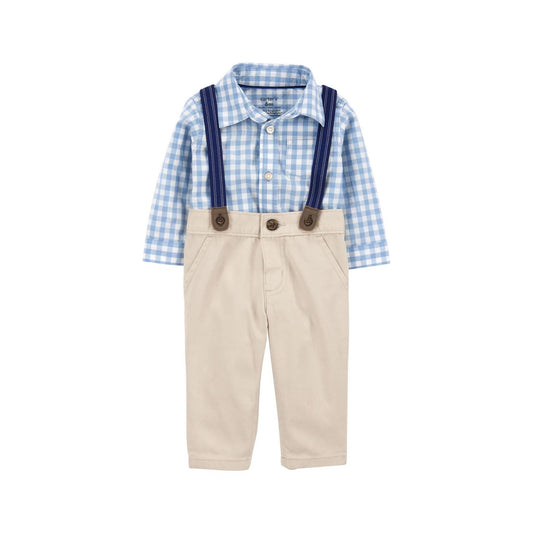 Carter's Erkek Bebek Body Pantolon Set 3'lü Takım