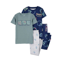 Carter's Erkek Bebek Pijama Set 4'lü Takım