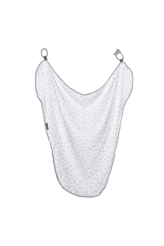 Cheeky Chompers Müslin Çok Amaçlı Örtü Beyaz