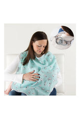 Cheeky Chompers Mavi Müslin Çok Amaçlı Örtü