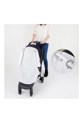 Cheeky Chompers Mavi Müslin Çok Amaçlı Örtü