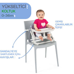 Chicco Chairy Yükseltici Mama Sandalyesi Bunny 1