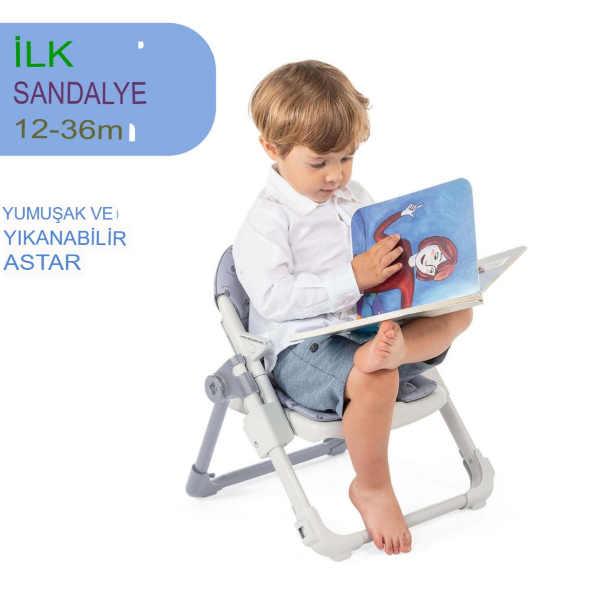 Chicco Chairy Yükseltici Mama Sandalyesi Bunny 2