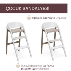 Chicco Crescendo Up Highchair Etna Black Re Lux