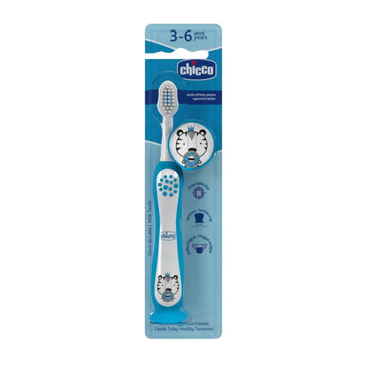 Chicco Diş Fırçası Tiger Mavi 3-6