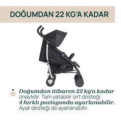 Chicco Echo Lite Bebek Arabası Nut