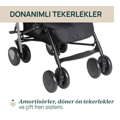 Chicco Echo Lite Bebek Arabası Nut