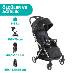 Chicco Goody Plus Bebek Arabası Graphite