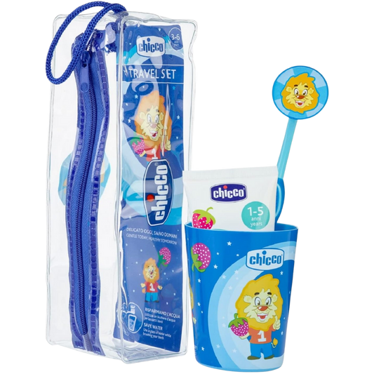 Chicco New Oral Diş Fırçası Seti 36+ Ay Mavi