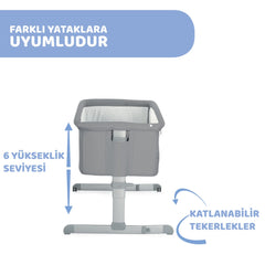Chicco Next2me Anne Yani Beşik Grey