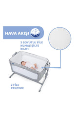 Chicco Next2me Magic Anne Yanı- Gri