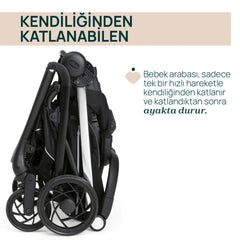 Chicco One4ever Lounge Bebek Arabası Black Beauty