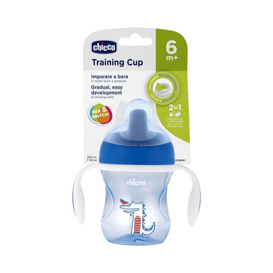 Chicco Yarı Yumuşak Uçlu Eğitici Bardak 6ay+ Erkek