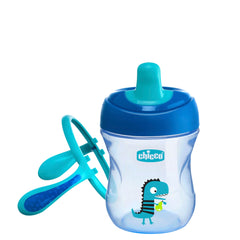 Chicco Yarı Yumuşak Uçlu Eğitici Bardak 6ay+ Erkek