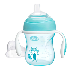 Chicco Yumuşak Uçlu Geçiş Bardağı 4 Ay+ Erkek - Welcome Baby