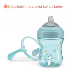 Chicco Yumuşak Uçlu Geçiş Bardağı Erkek Mavi