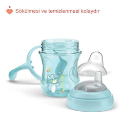 Chicco Yumuşak Uçlu Geçiş Bardağı Erkek Mavi