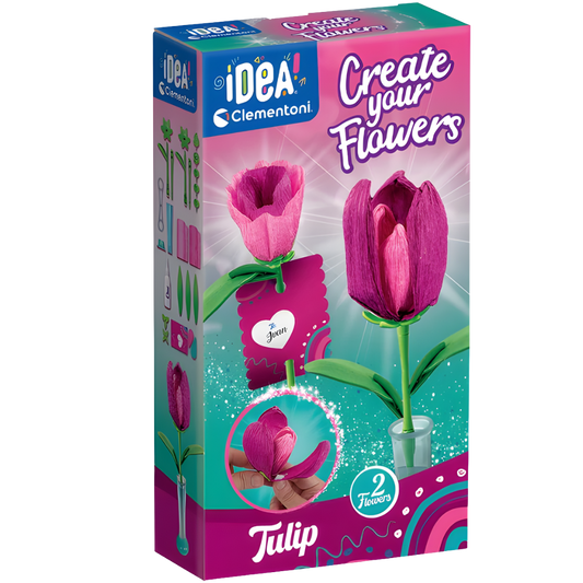 Clementoni Idea Çiçek Tasarım Seti Lale