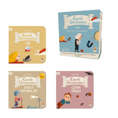 Sincap Kitap Çocuk Üniversitesi Fizik Set (3 Kitap)