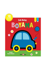 Çok Kolay Boyama Arabalı Resim Kitabım