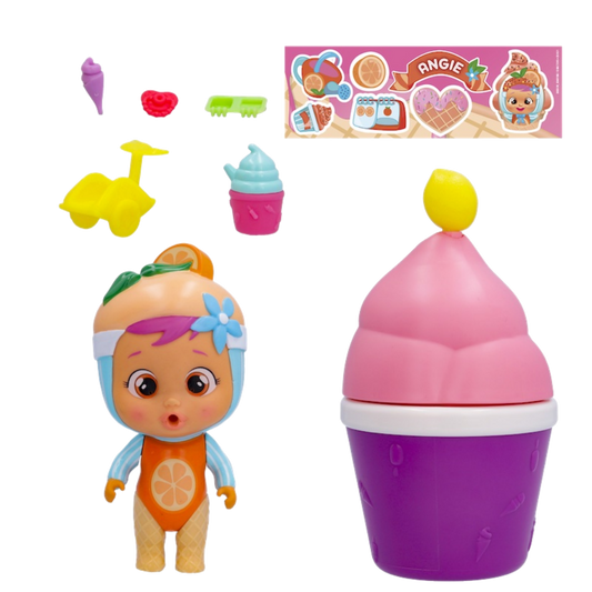 Cry Babies Magic Tears Frozen Frutti Sürpriz Bebekler