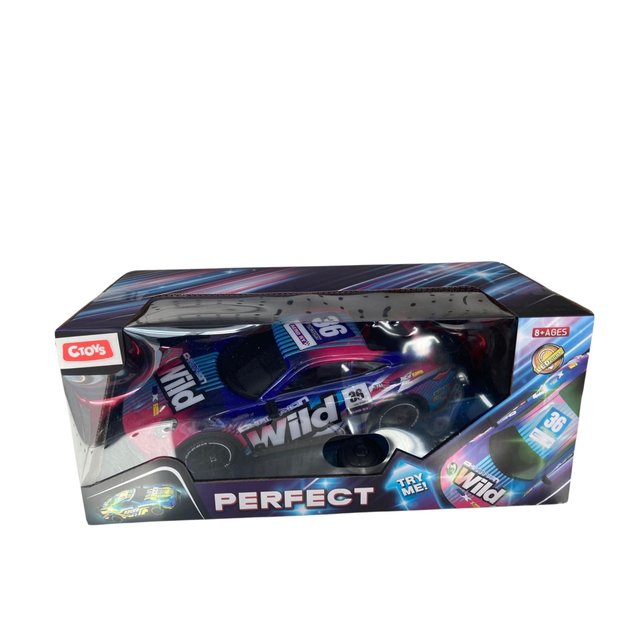 Ctoys Uzaktan Kumandalı Neon Işıklı Araba 1